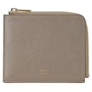 Celine L-Zip Leather Coin Card Case - Céline