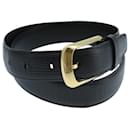 LOUIS VUITTON Epi Ceinture Belt 36.6"" Black LV Auth 98163 - Louis Vuitton