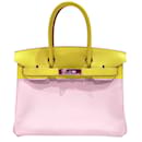 Hermes Birkin 30 Verso Handbag in Lime - Hermès