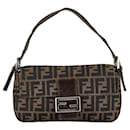 Sac à main Fendi Zucca Mamma en toile et cuir