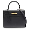 Hermes Kelly 28 Handbag Black - Hermès
