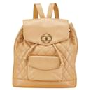Chanel Caviar Skin Matelasse Coco Mark Backpack