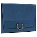 LOUIS VUITTON Epi Jena Clutch Bag Blue M52715 LV Auth 106095 - Louis Vuitton