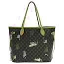 LOUIS VUITTON Catgram Neverfull MM Tote Bag M44441 LV Auth 101672SA - Louis Vuitton