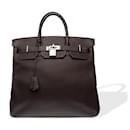 HERMES Haut a Courroies Brown Leather Bag - 102344 - Hermès