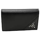 Prada Bifold Card Case Saffiano Leather