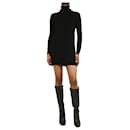 Black longline cashmere dress - size XS - Autre Marque