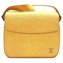 Louis Vuitton Epi Leather Yellow Shoulder Bag M52209