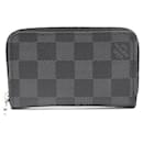Louis Vuitton Damier Graphite Zippy Coin Purse N63076