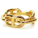 Anneau de foulard Hermes Chne métal foncé or - Hermès