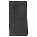 Louis Vuitton Epi Portefeuille Plaza M60622 Noir Long Wallet