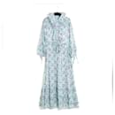 Thierry Colson Robe FR40 Shabby Peppermint Cotton Maxi dress UK12 US10 Pristine - Autre Marque
