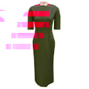 Emilia Wickstead Coral Trista Wool Crepe Midi Dress - Autre Marque