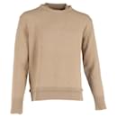 Maison Margiela Elbow-Patch Knitted Jumper in Beige Wool - Maison Martin Margiela
