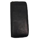 Louis Vuitton Zippy Wallet Vertical Black Leather