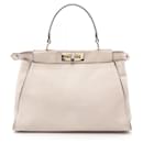 Fendi Peekaboo Regular Selleria Leather Handbag