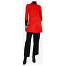 Red dress coat - size UK 4 - Dolce & Gabbana