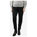 Black tapered-leg trousers - size S - Autre Marque
