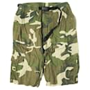 AIGLE Camouflage Cotton Blend Cropped Pants - Autre Marque