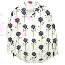 SASQUATCHfabrix. ROSE BIG OPEN COLLAR SHIRT Rayon Shirt - Autre Marque