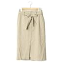 6 ROKU BEAUTY&YOUTH UNITED ARROWS LINEN MIX Tight Skirt - Autre Marque