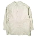 H BEAUTY&YOUTH Fake Leather Shirt Jacket Beige - Autre Marque