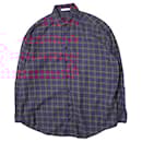 ASTRAET Check Big Shirt Red/Navy Long Sleeve - Autre Marque