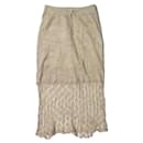 AVERY ROW 19SS028 Linen Knit Skirt - Autre Marque
