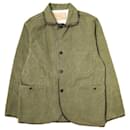 ARTS＆CRAFTS x KENNETH FIELD x BEAMS PLUS Outfitters Jacket Aging Canvas Leather Jacket - Autre Marque