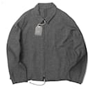 Cotton Wool Tweed Drop Collar Blouson Jacket - Autre Marque