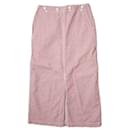 Scye BASICS UK Candy Stripe Cotton Skirt - Autre Marque