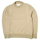 MAISON MARGIELA Elbow Patch Crew Neck Sweater Beige - Autre Marque