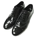 Patent Leather Wingtip Shoes Black - Autre Marque