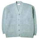 Ernie Palo SHETLAND WOOL RIB MIDDLE CARDIGAN Wool Cardigan - Autre Marque