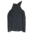 3.1 Phillip Lim Pinstripe High Neck Polyester Rayon Top - Autre Marque