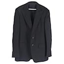  Gucci Single-Breasted Blazer with Pockets in Black Wool