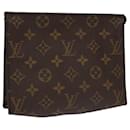 LOUIS VUITTON Monogram Poche Toilette 19 Pouch M47544 LV Auth th5540 - Louis Vuitton