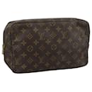 LOUIS VUITTON Monogram Trousse Toilette 28 Bolsa Clutch M47522 LV Auth yk16435 - Louis Vuitton