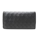 Bottega Veneta Intrecciato Men's Leather Long Wallet
