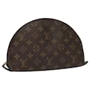 LOUIS VUITTON Monogram Trousse Demi Ronde Cosmetic Pouch M47520 LV Auth 104341 - Louis Vuitton