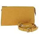 LOUIS VUITTON Epi Pochette Accessoires Pouch Yellow M52989 LV Auth 93274 - Louis Vuitton
