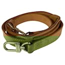 Louis Vuitton Leather Shoulder Strap Brown