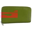 LOUIS VUITTON Epi Zippy Wallet Long Wallet Orange Pimon M60310 LV Auth 97797 - Louis Vuitton