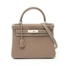 Sac à main Hermes Kelly 28 en cuir Togo - Hermès