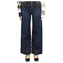 Dark blue wide-leg jeans - size UK 8 - Autre Marque
