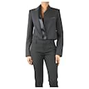 Black cropped blazer - size XS - Autre Marque