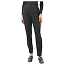 Black tapered-leg trousers - size XS - Autre Marque