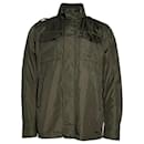 Moncler Jonathan Field Cargo Jacket in Green Nylon