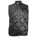 Moncler Neste Down Vest in Grey Polyamide