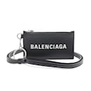 Balenciaga Black Leather Coin Purse